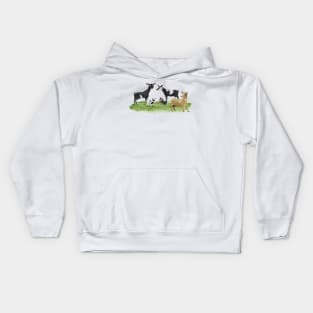 Dairy Goats Kids Hoodie